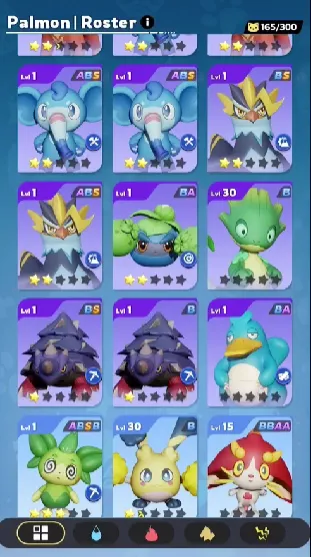 palmon roster