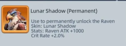 Raven Lunar Shadow Skin