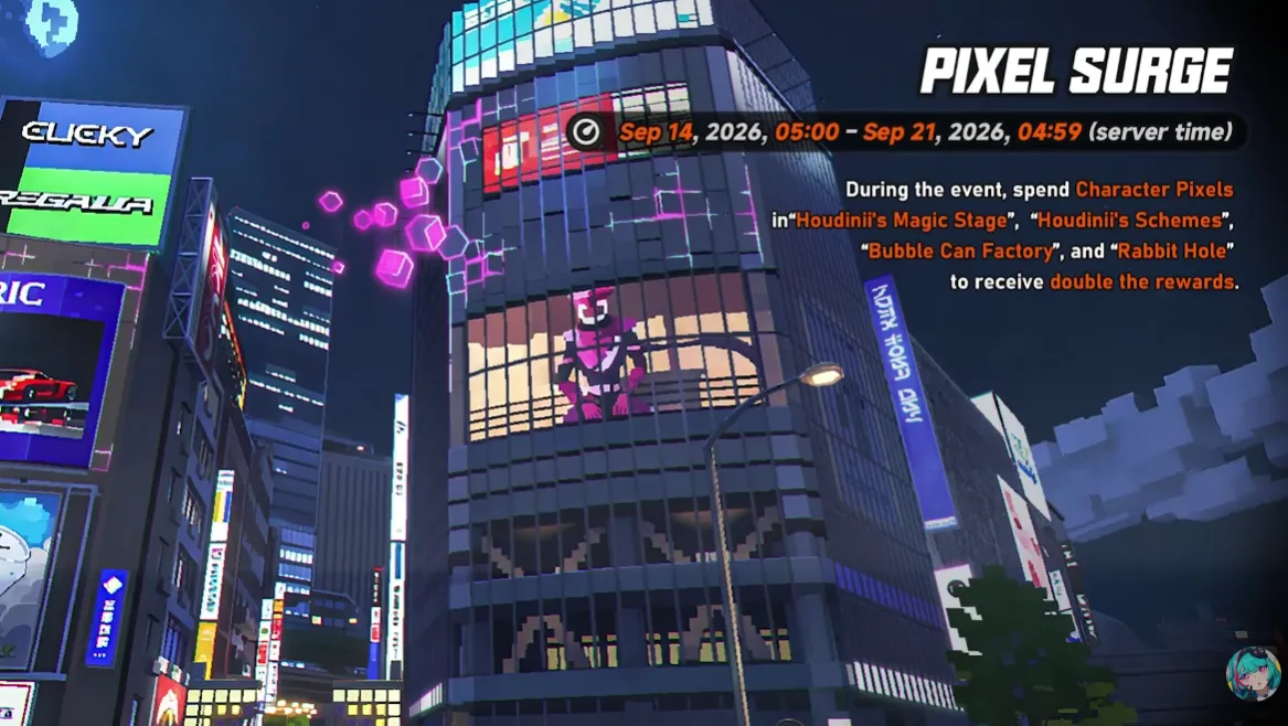 NTE Version 1.3 Pixel Surge event