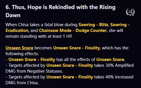S6: Thus, Hope is Rekindled with the Rising Dawn