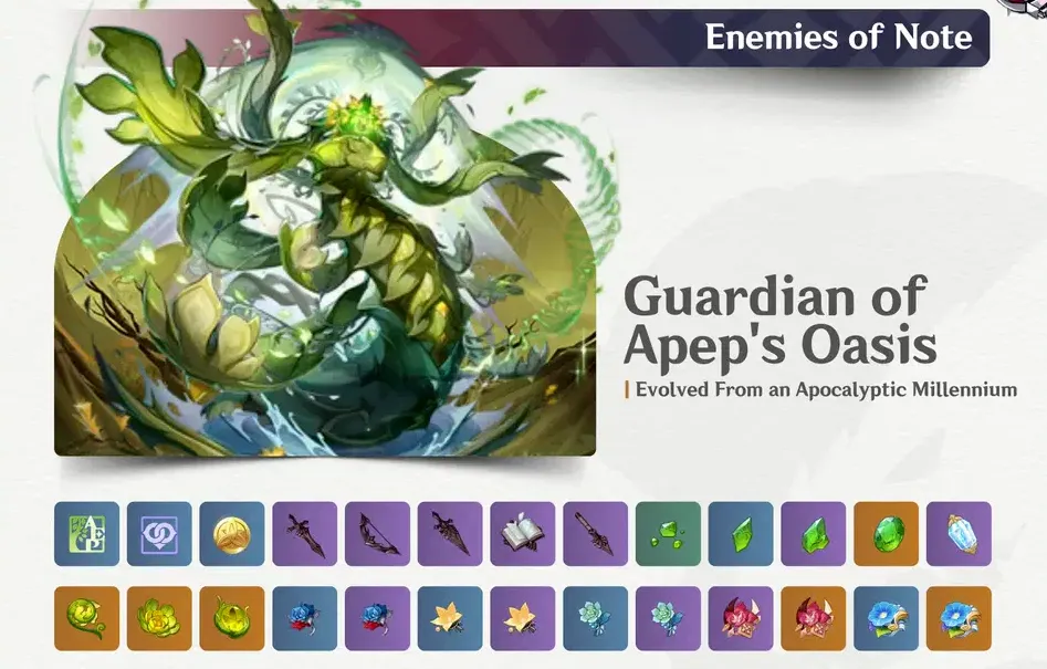 genshin impact Guardian of Apep's Oasis