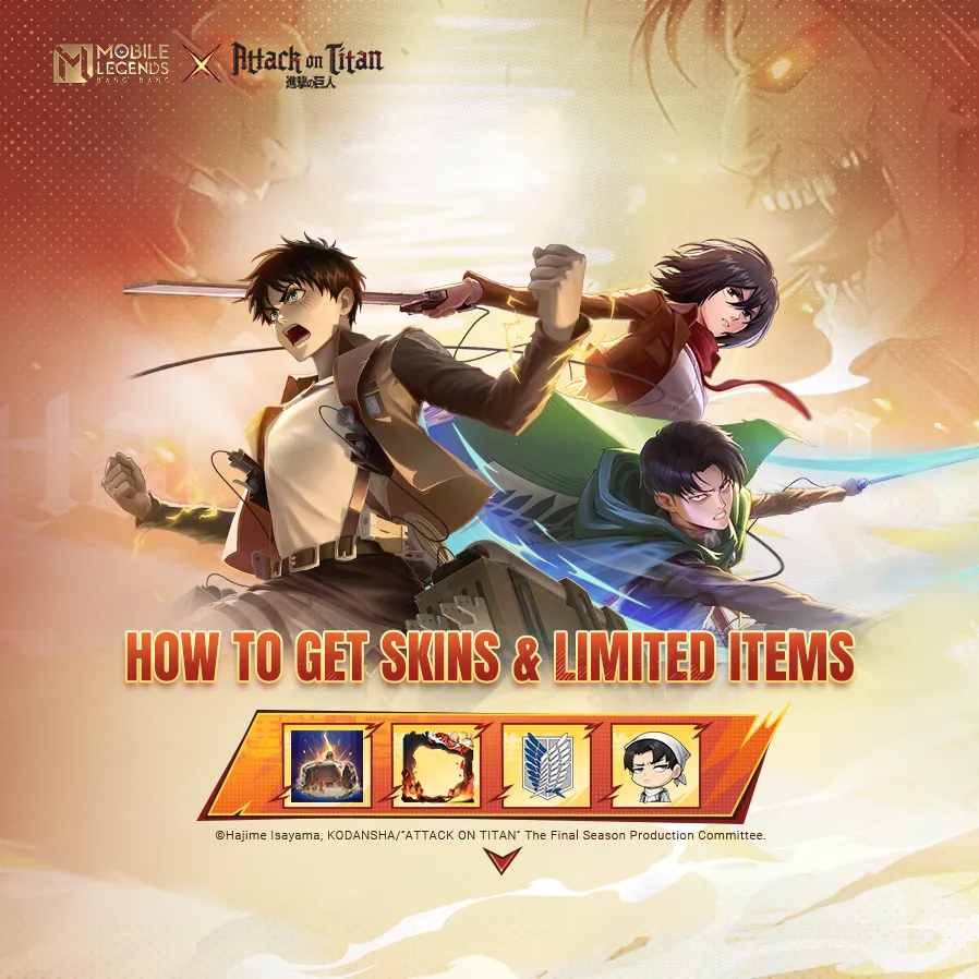 Mobile Legends: Bang Bang x Attack on Titan Skin
