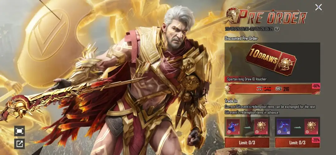 Bloodfeather Spartan Pre-Order Bonus
