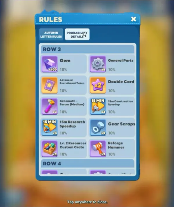Which autumn letter Rewards Should You Pick?