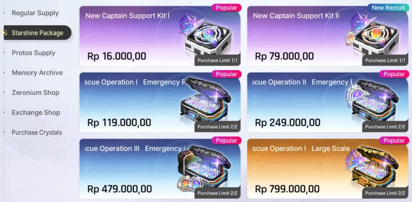 Chaos zero nightmare Starter Support Kit