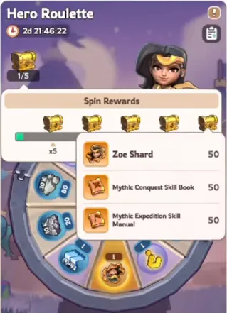 Hero Roulette Events