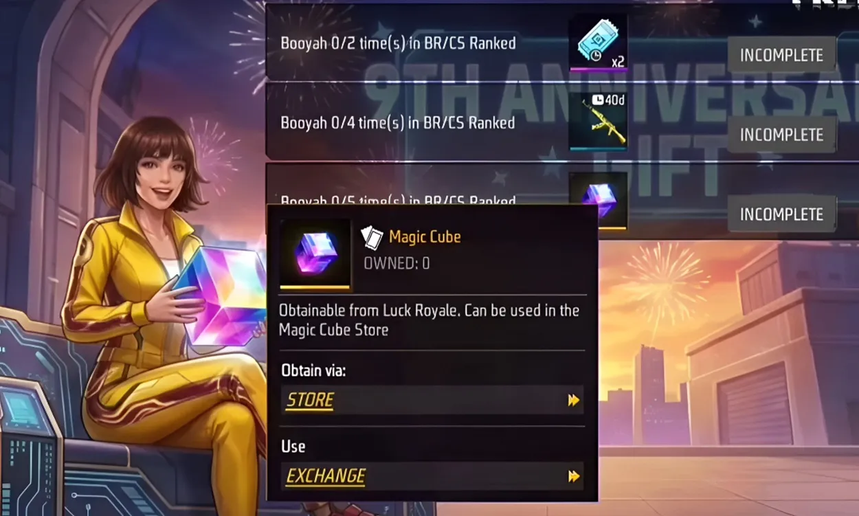 9th Anniversary Rewards