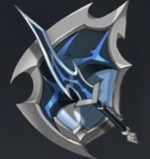 Black Flame Wings Sword & Shield