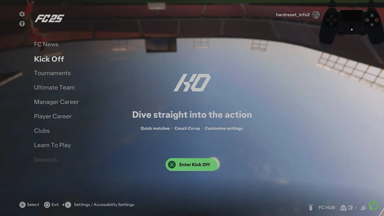 FC 25 Rush Gameplay - Kick-off