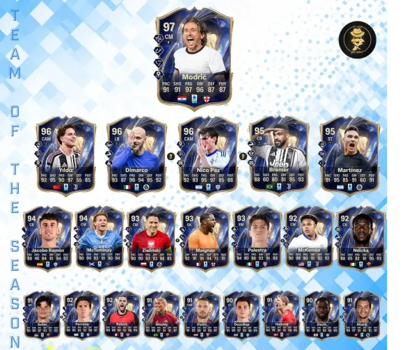 jugadores del TOTS