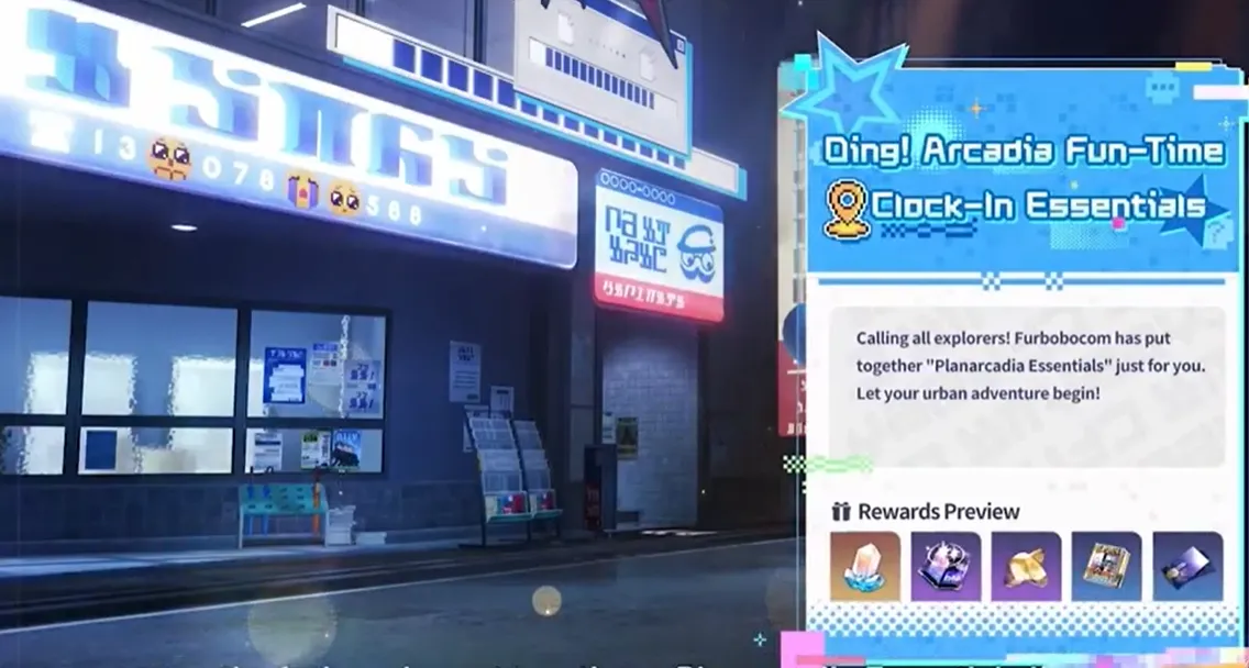 Ding! Arcadia Fun-Time Clock-In Essentials