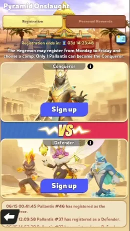 pyramid onslaught