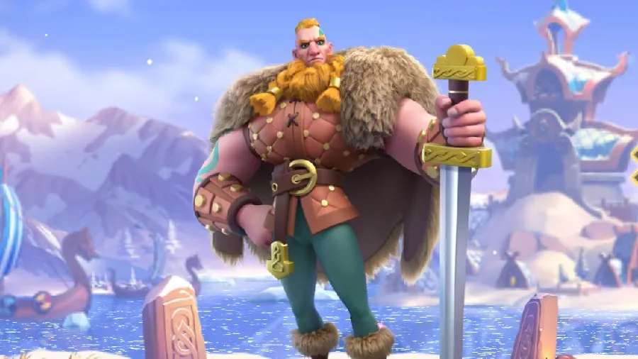 Bjorn Ironside character artwork in Rise of Kingdoms