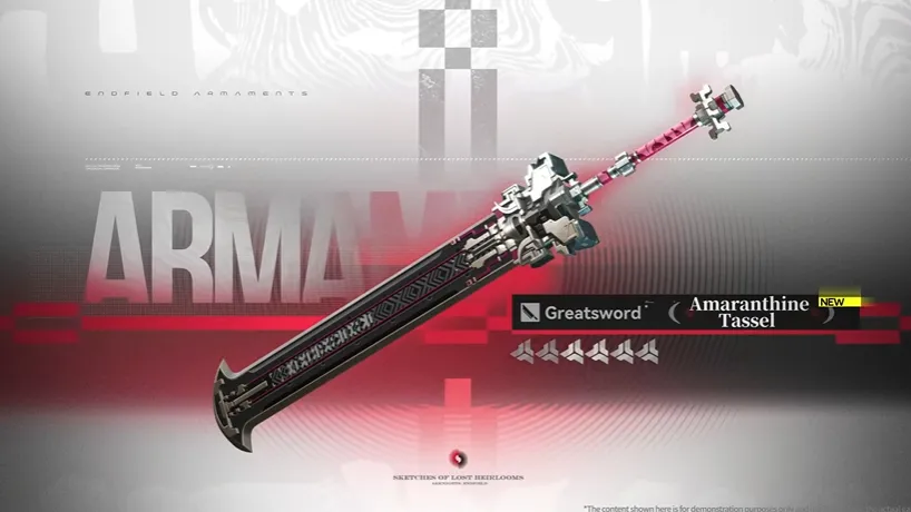 Amaranthine Tassel Greatsword