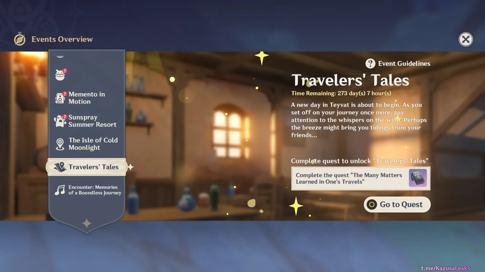 Travelers' Tale