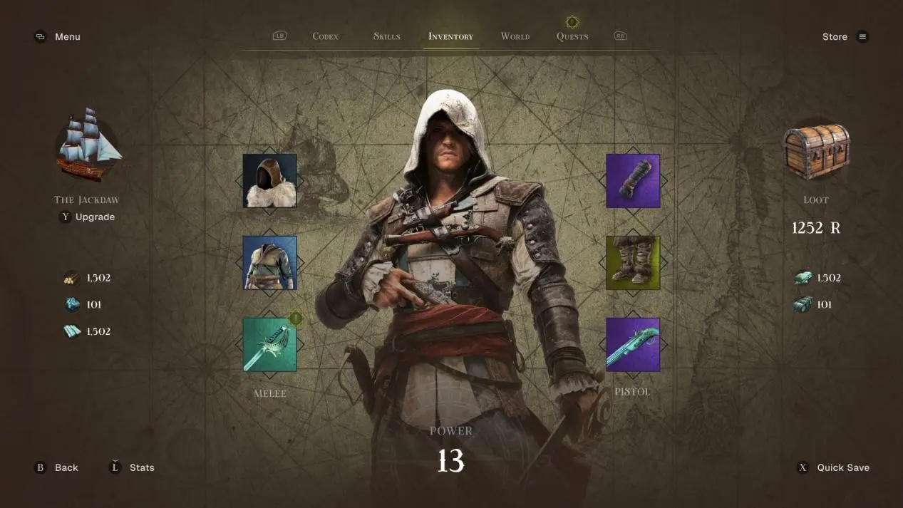 Improve Edward’s Equipment Through Hunting and Crafting