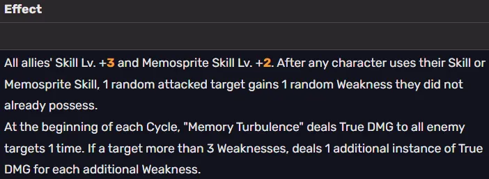 Buff's effect