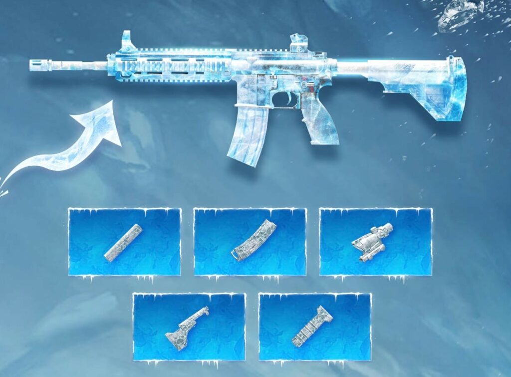 M416 gun skin in PUBG Mobile