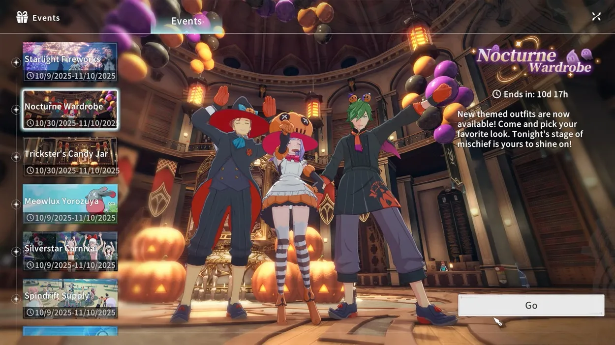 Blue Protocol: Star Resonance Nocturne Wardrobe