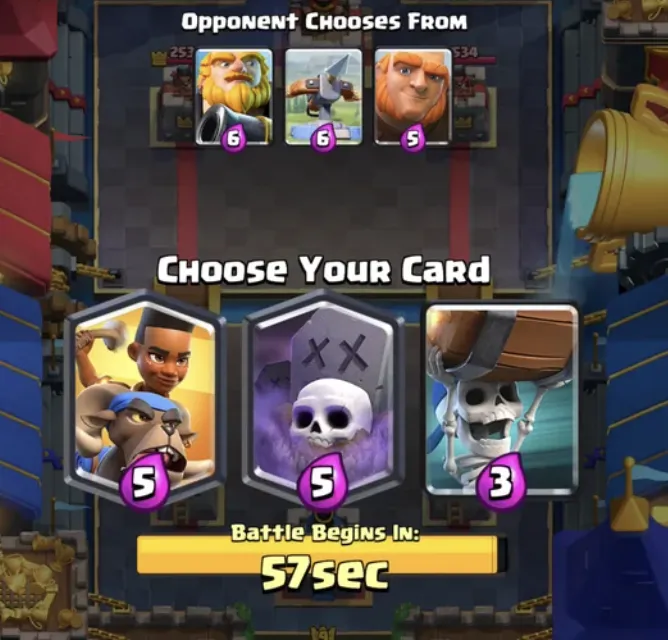 Draft Card Selection | Clash Royale