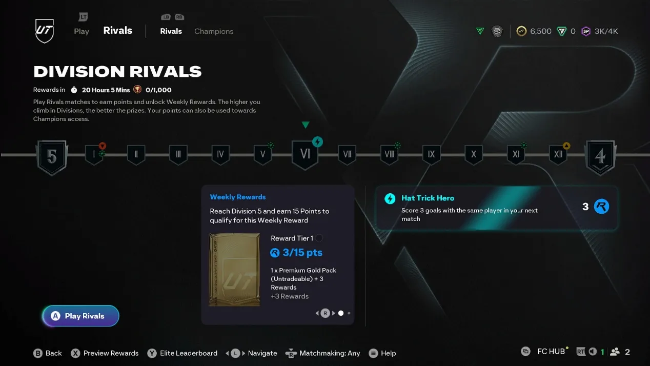 Division Rivals: Your Weekly Salary