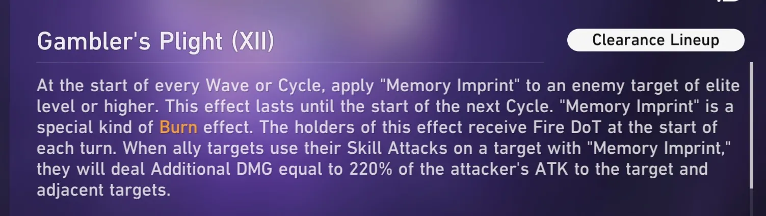 Memory of chaos buff hsr 3.4