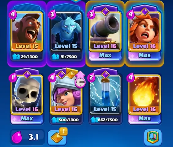 Clash Royale Arena Decks