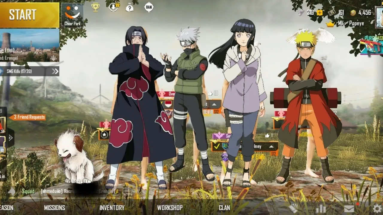 PUBG Mobile × Naruto