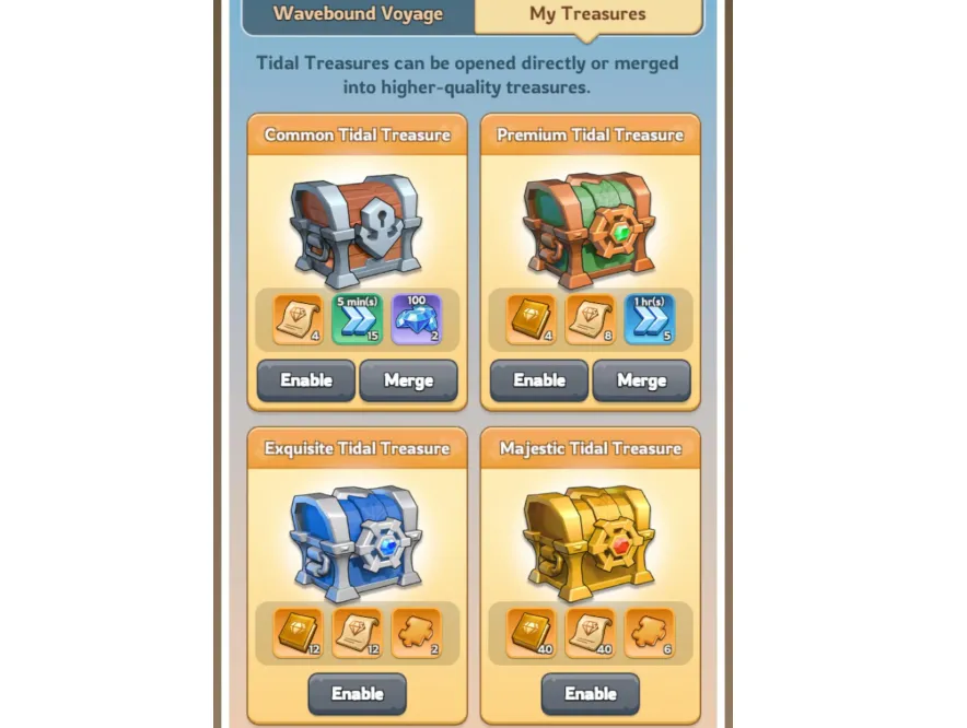 Event Basics: Set Sail & Stock Up