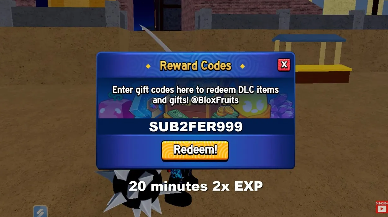 Blox Fruits Codes