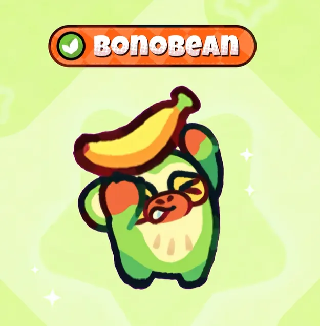 Bonobean evolution line in Clash of Critters