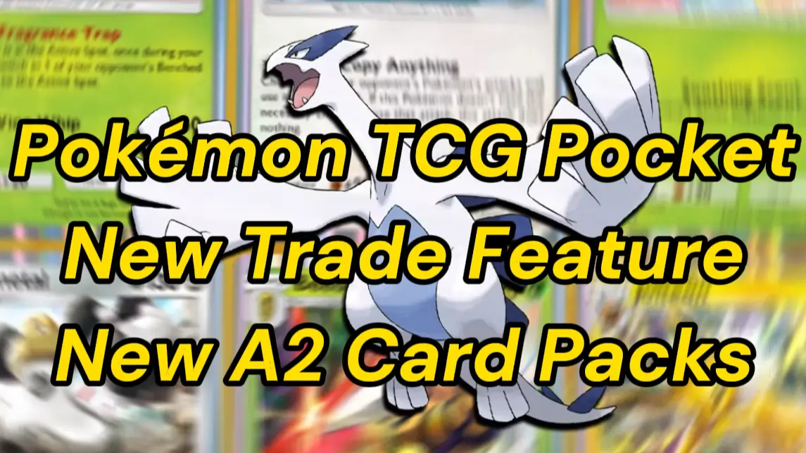 Pokémon TCG Pocket New A2 Card Packs & Trade Feature