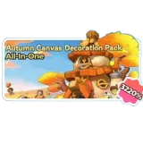 Autumn Canvas Decoration Packs All- In-One | King Shot