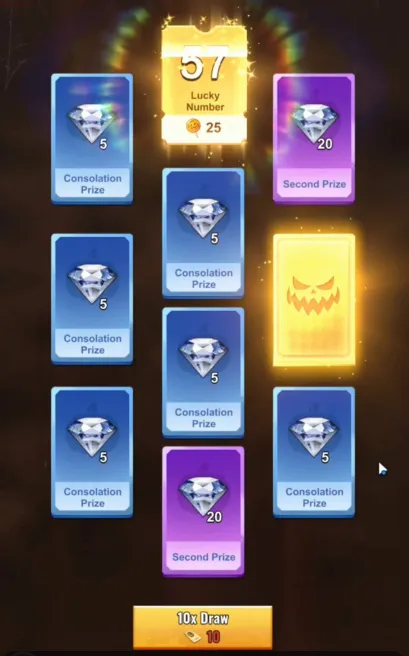 Witch’s Magic and the Halloween Lottery: The Free-Value Engine