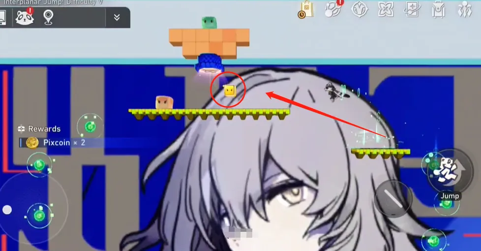 Once you reach the red-circled interaction point, interact to complete the achievement.