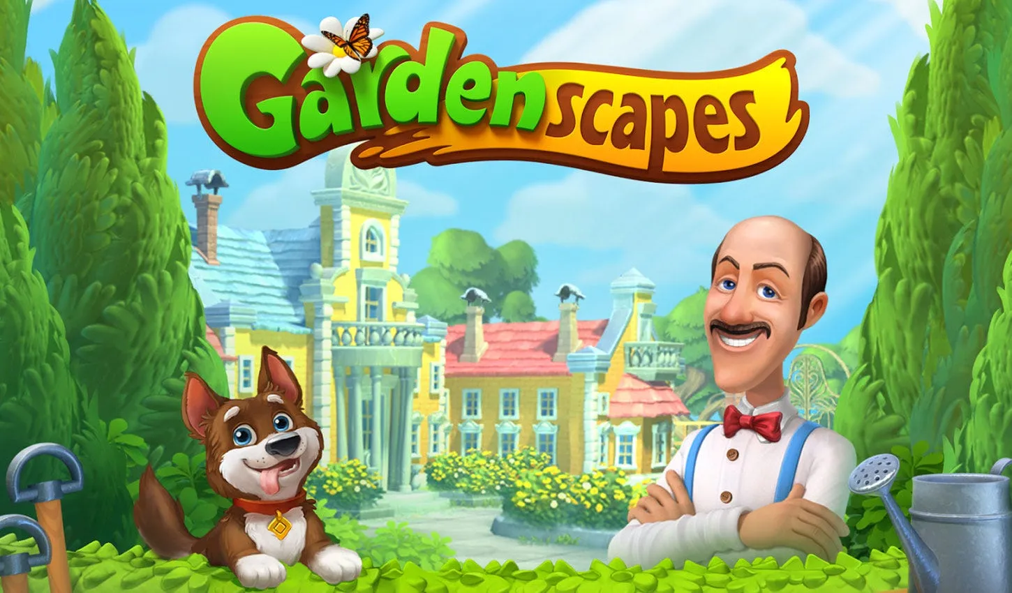 Gardenscapes Match 3 game on Android and iOS