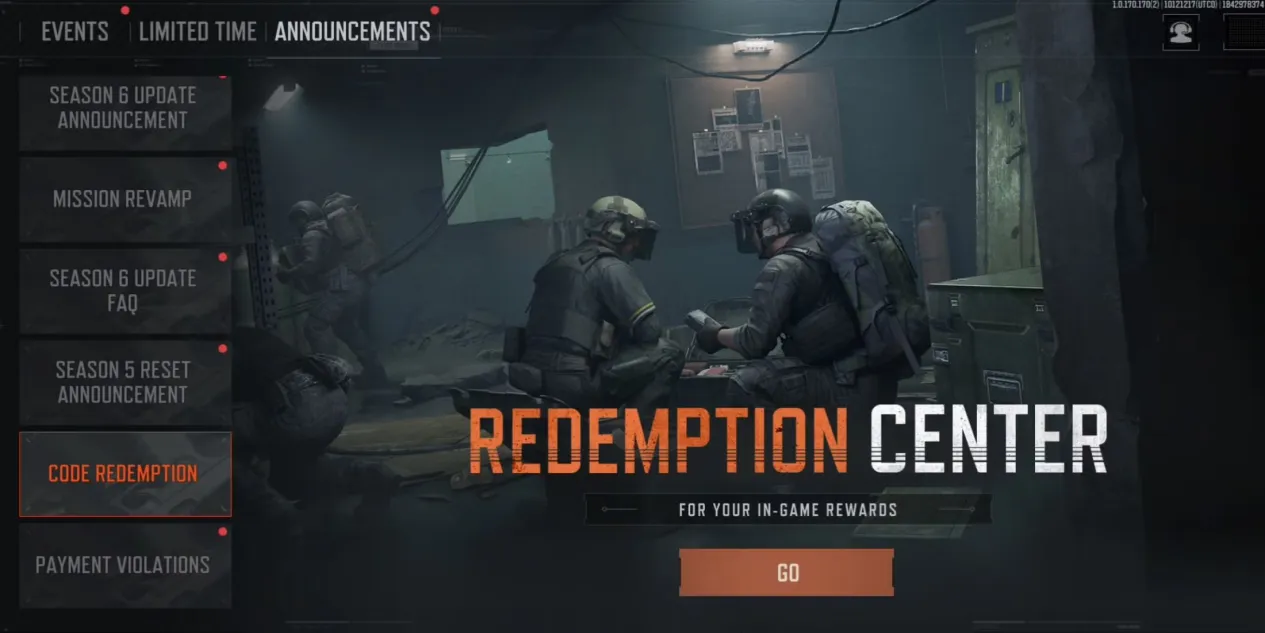 Code Redemption