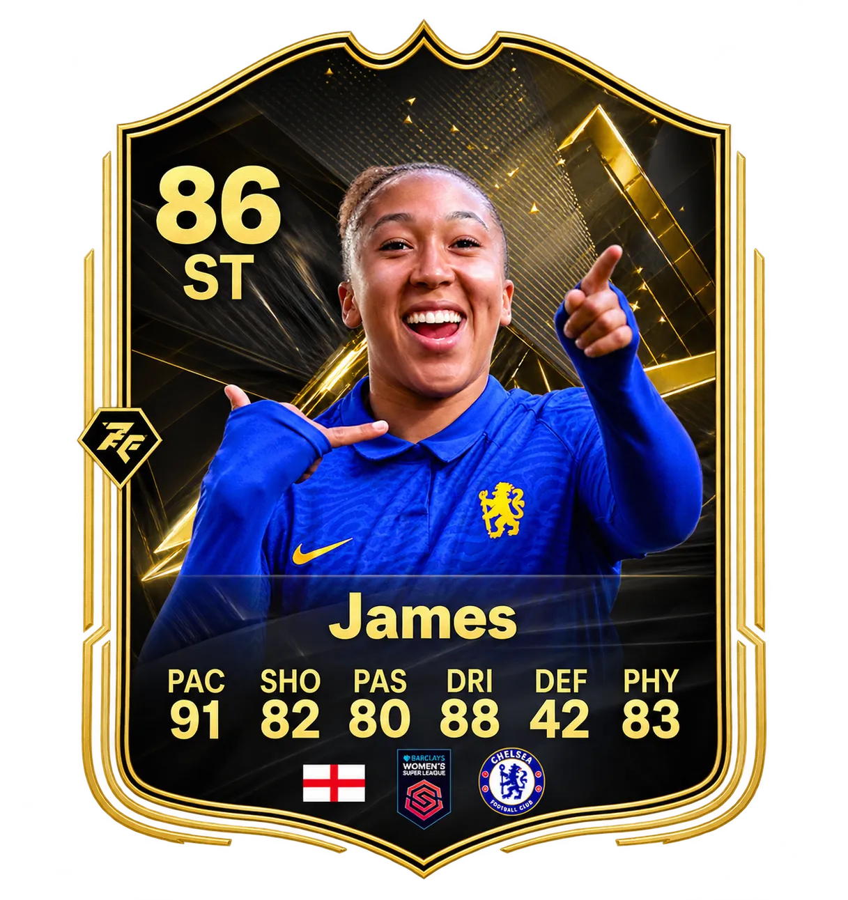 Lauren James FC 27 TOTW 6 86 ST card