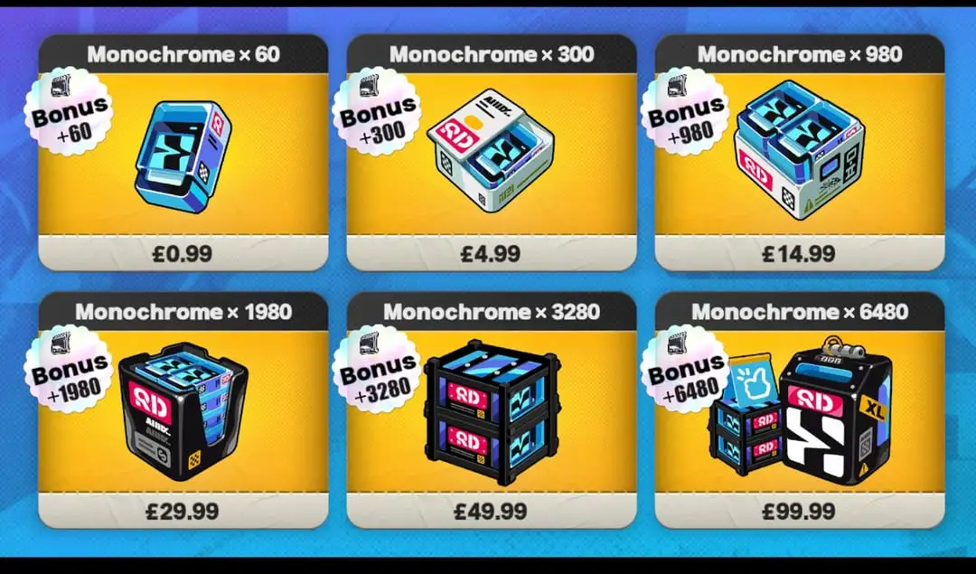 Top Up and Purchase In-Game Content