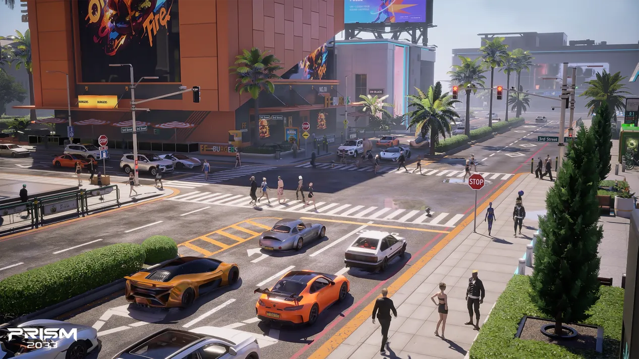 主城市-通量城（賽博朋克風格）