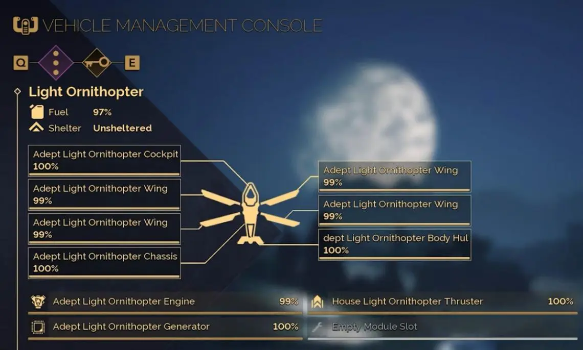 Ornithopter Management Console