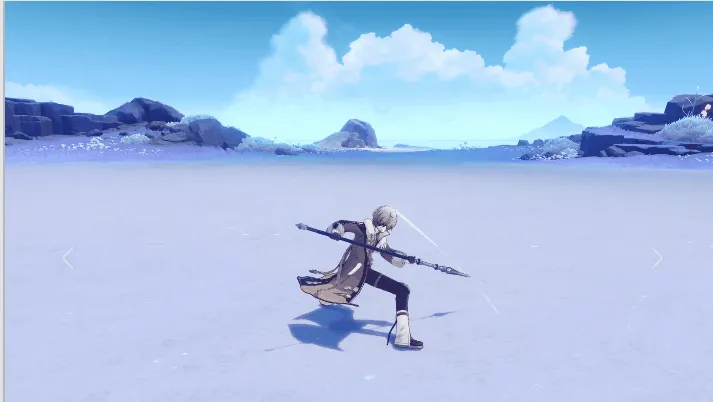 Normal Attack — Oath taking Spear Technique