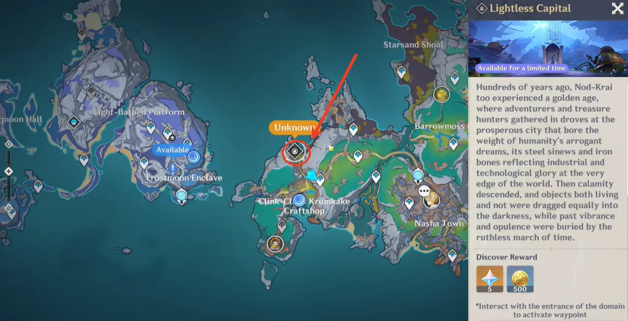 lightless capital genshin