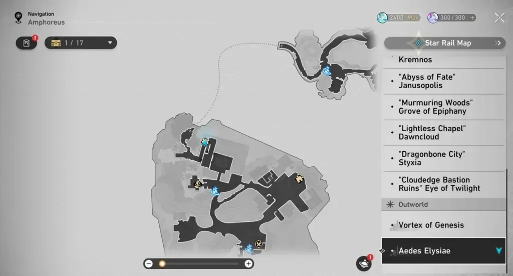 hsr 3.4 Aedes Elysiae-Puzzle#2 location