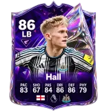 Lewis Hall Future Stars 86 LB card in FC 27