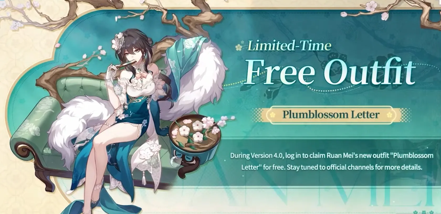 Claim Ruan Mei's Outfit for Free