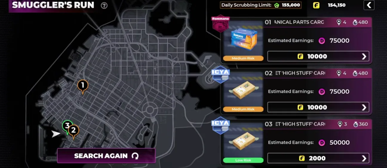 Gangstar Mirage City Smuggler Truck business missions