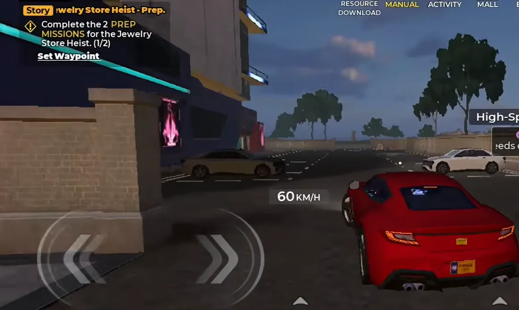 Rare-Car Parking Lot Location