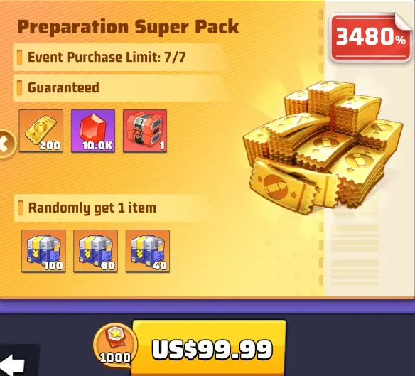 preparation super pack
