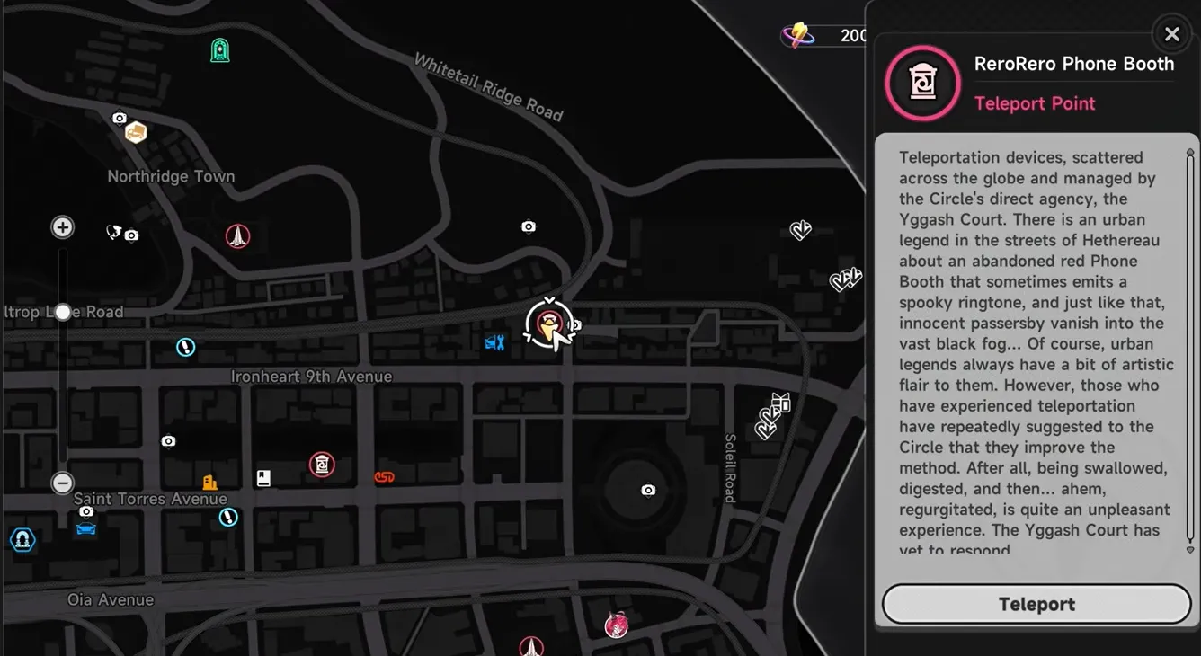 NTE Safe Map